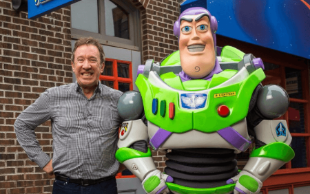 Tim Allen played Buzz Lightyear in the Toy Story movie franchise